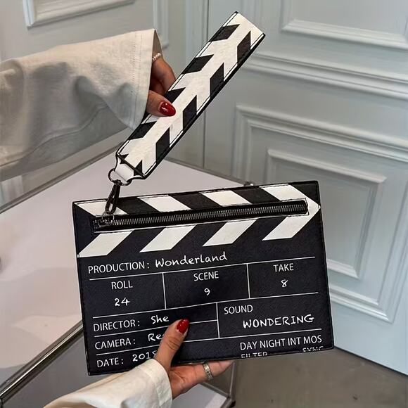 Clapperboard Crossbody Bag – Movie Slate Purse for Film Lovers | Unique Cinema - Picture 2 of 4